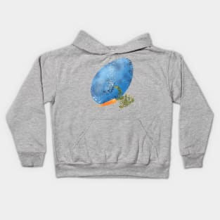 Easter Blue Egg Kids Hoodie